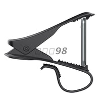 HKM-395027 Universal Car Phone Holder for Dashboard and Steering Wheel - Magnetic and Clip Mounts for Easy Navigation
