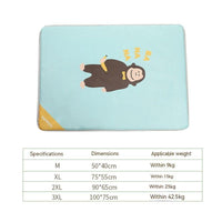 HKM-3950525 Four Seasons Universal Dog Mat - Breathable Oxford Cloth with Heat Dissipation - Available in Various Sizes and Cute Designs