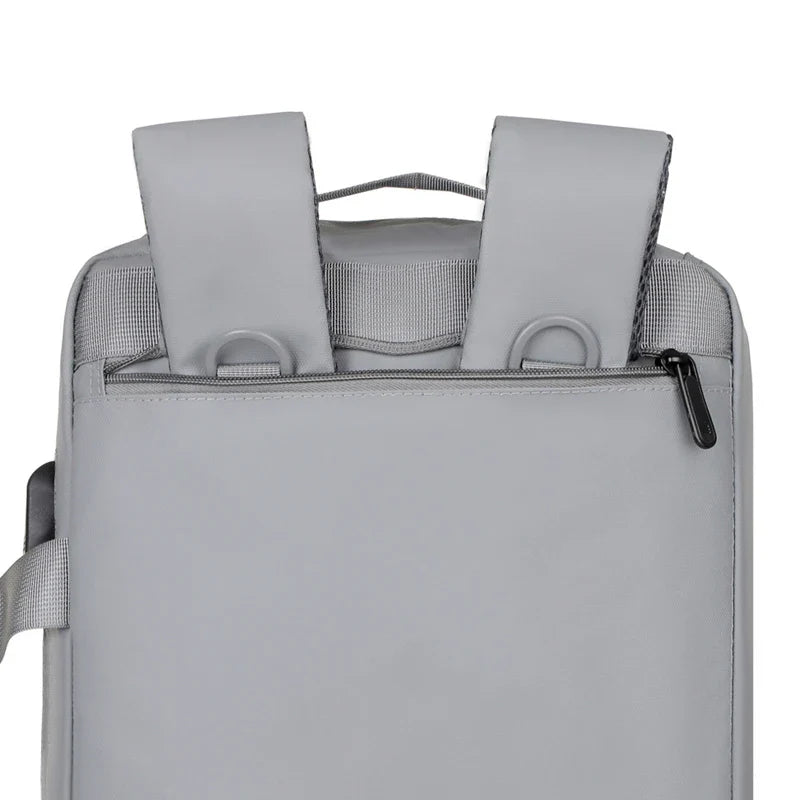 HKM-395539 Large Capacity USB Laptop Backpack - 17 Inch Nylon Sport Business Bag for Men
