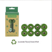 HKM-3956669 Biodegradable Pet Waste Bag with Dispenser - Extra Thick & Leak-Proof, Lavender Scented, 12 Rolls