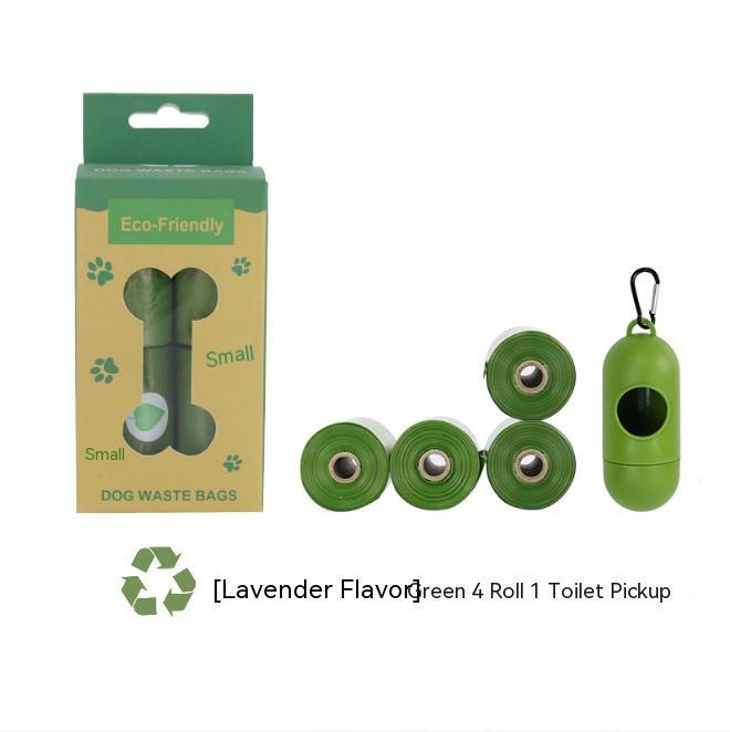 HKM-3956669 Biodegradable Pet Waste Bag with Dispenser - Extra Thick & Leak-Proof, Lavender Scented, 12 Rolls