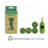HKM-3956669 Biodegradable Pet Waste Bag with Dispenser - Extra Thick & Leak-Proof, Lavender Scented, 12 Rolls