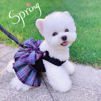 HKM-3956797 Small Purple Leisure Dog Clothes for Pomeranians and Bichons, Lightweight Fabric