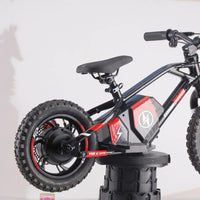 HKM-395731 Electric Balance Bike for Kids - 12/16 Inch, 150W Motor, Aluminum Frame, 2-Speed, Drum Brake, Ages 3-8, CE Certified