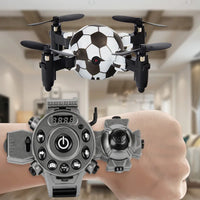 HKM-395731 Football-Shaped Remote Control Mini Drone with HD Video Camera, Portable Quadcopter for Indoor and Outdoor Use