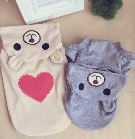 HKM-3958589 Summer Love Bears Pet Clothes for Small to Extra Large Dogs and Cats