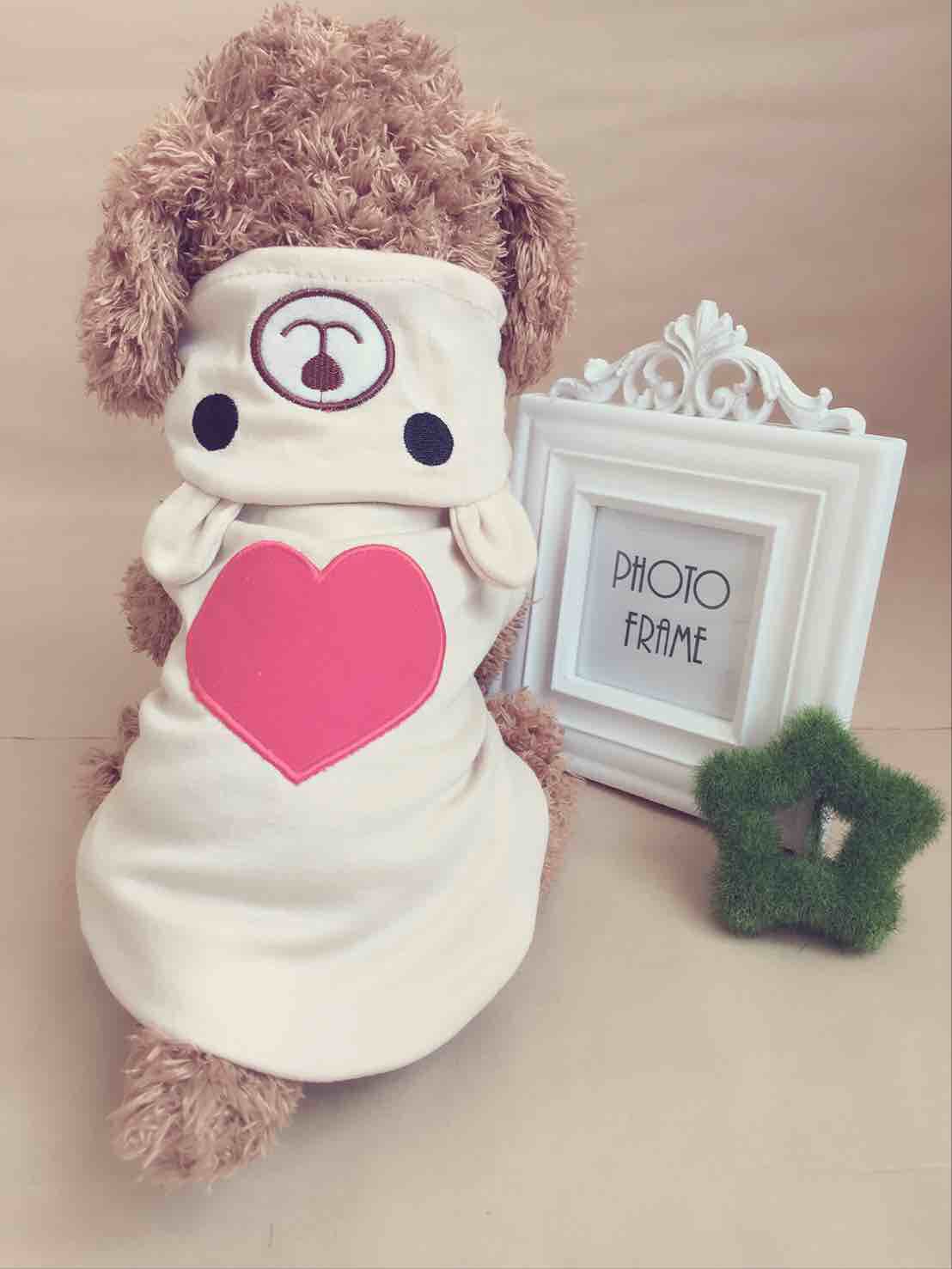 HKM-3958589 Summer Love Bears Pet Clothes for Small to Extra Large Dogs and Cats