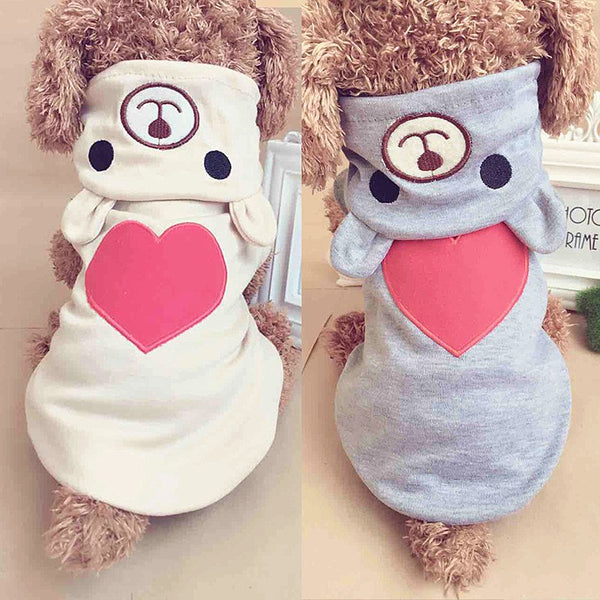 HKM-3958589 Summer Love Bears Pet Clothes for Small to Extra Large Dogs and Cats
