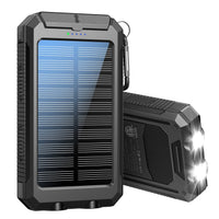 HKM-395859 Portable Solar Power Bank for Charging Phones and Devices