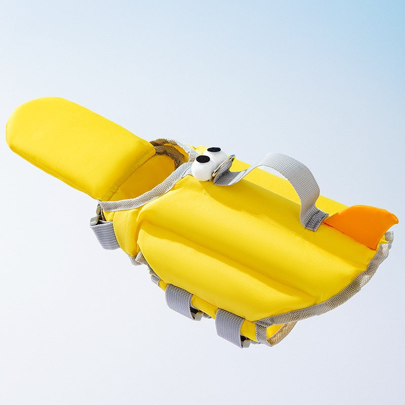 HKM-3958973 Cute Big-Eyed Dog Life Jacket for Summer Swimming - Multiple Sizes Available