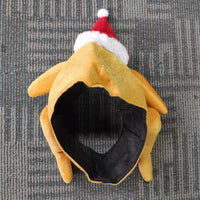 HKM-3959229 Full Face Plush Turkey Hat for Thanksgiving Costume Dress-Up Party