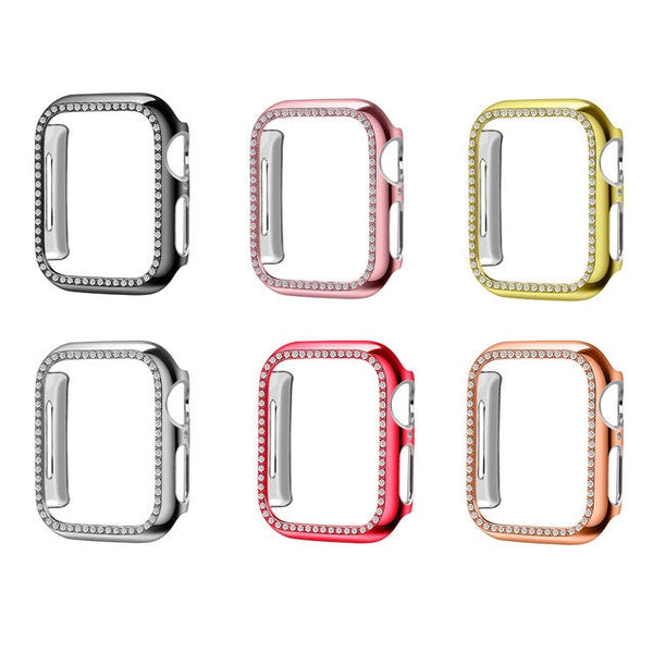 HKM-395987 Diamond-Accent Watch Case - Multiple Colors and Sizes Available