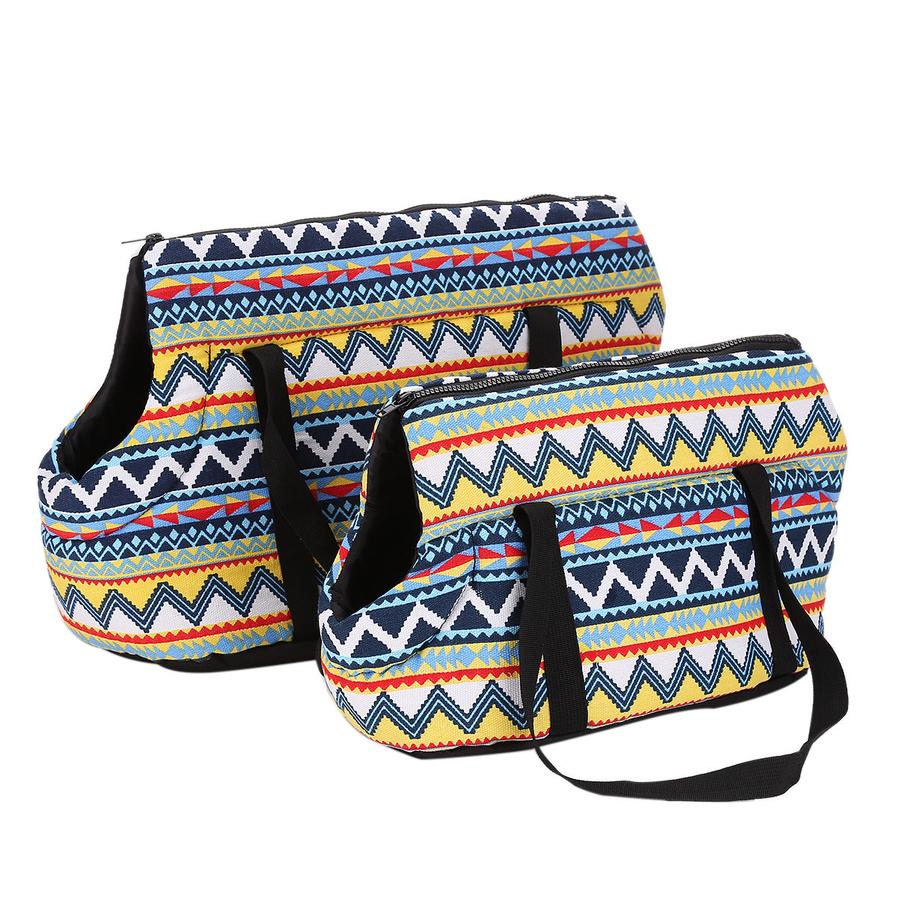 HKM-395987 Versatile Retro Pet Backpack for Cats and Dogs - Shoulder and Messenger Style