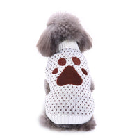 HKM-396051 Cozy Christmas Snowflake Pattern Dog Sweater for Winter Wear