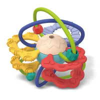 HKM-396115 Soft Musical Rattle Teether Ball Set for Toddlers - Ages 0 to 4 Years, Safe Plastic Design