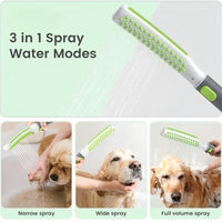 HKM-3962045 Pet Bathing Shower Brush for Dogs - Multi-Color ABS Material