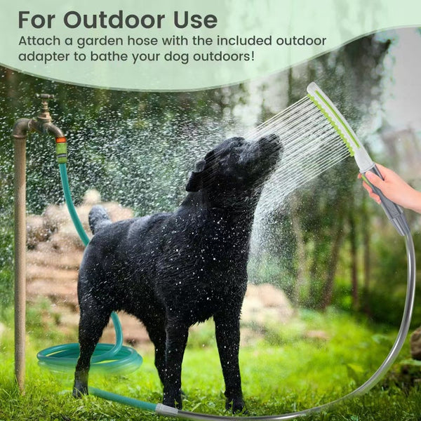 HKM-3962045 Pet Bathing Shower Brush for Dogs - Multi-Color ABS Material