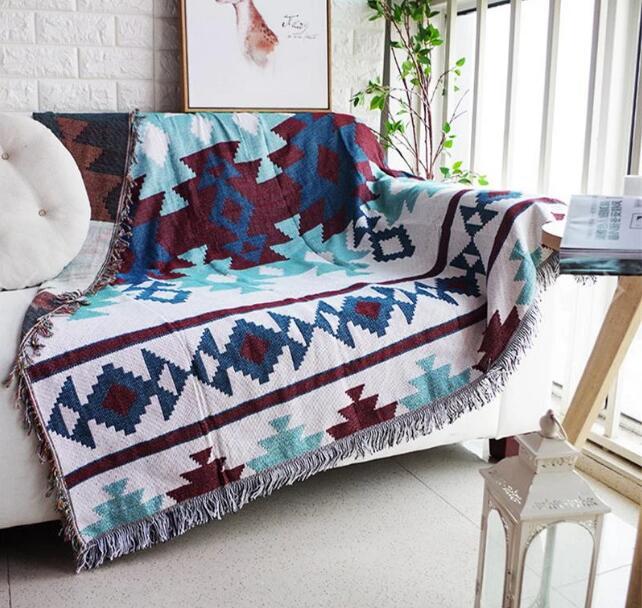 HKM-396307 Cotton and Polyester Sofa Cover - Versatile Home Decor Protection in Multiple Sizes