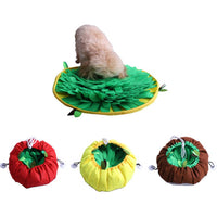 HKM-3964989 Interactive Sniffing Pad for Dogs - Educational Food Training Toy in Red, Yellow, and Coffee