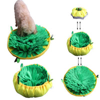 HKM-3964989 Interactive Sniffing Pad for Dogs - Educational Food Training Toy in Red, Yellow, and Coffee