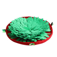 HKM-3964989 Interactive Sniffing Pad for Dogs - Educational Food Training Toy in Red, Yellow, and Coffee