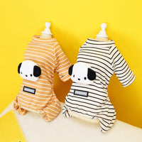 HKM-3965757 Casual Dog Sweater in Orange and Black - Available in Multiple Sizes