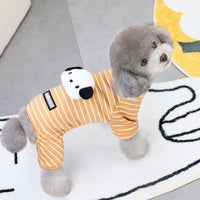 HKM-3965757 Casual Dog Sweater in Orange and Black - Available in Multiple Sizes