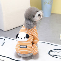 HKM-3965757 Casual Dog Sweater in Orange and Black - Available in Multiple Sizes