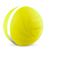 HKM-3966141 Automatic Jumping Ball Chew Toy for Pets - 3 Inch TPU Durable Design in Yellow, Green, Blue, Gray