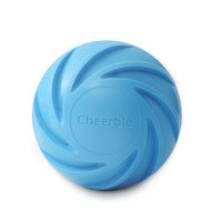 HKM-3966141 Automatic Jumping Ball Chew Toy for Pets - 3 Inch TPU Durable Design in Yellow, Green, Blue, Gray