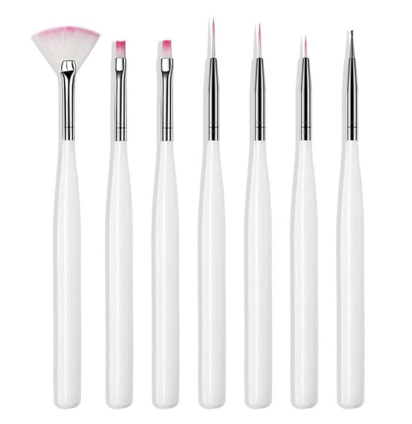 HKM-396691 7-Piece Manicure Tool Set with Nail Pull Pens for All Skin Types