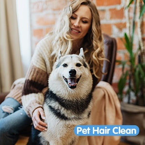HKM-3967421 Super Wide Lint Roller with Retractable 4ft Handle for Efficient Pet Hair Removal