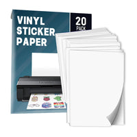 HKM-396755 Custom Printable Matte A4 and Glossy A3 Waterproof Inkjet Vinyl Sticker Paper