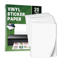 HKM-396755 Custom Printable Matte A4 and Glossy A3 Waterproof Inkjet Vinyl Sticker Paper