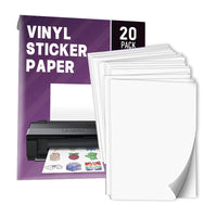 HKM-396755 Custom Printable Matte A4 and Glossy A3 Waterproof Inkjet Vinyl Sticker Paper
