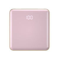 HKM-397011 Ultra-Thin 20000mAh Mini Power Bank with Integrated Cable and Multiple USB Outputs