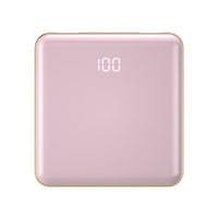 HKM-397011 Ultra-Thin 20000mAh Mini Power Bank with Integrated Cable and Multiple USB Outputs