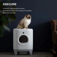 HKM-397075 Intelligent Self-Cleaning Cat Toilet with App Control and Dual Odour Removal