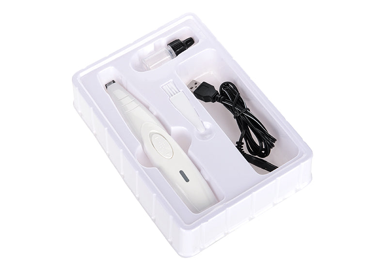 HKM-3971517 Rechargeable Low-Noise Pet Grooming Trimmer with Ceramic Blade for Easy Shaving