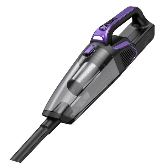 HKM-397203 Cordless Rechargeable Handheld Vacuum with Motorized Brush and Reusable Filter for Pet Hair, Cars, and Home Cleaning