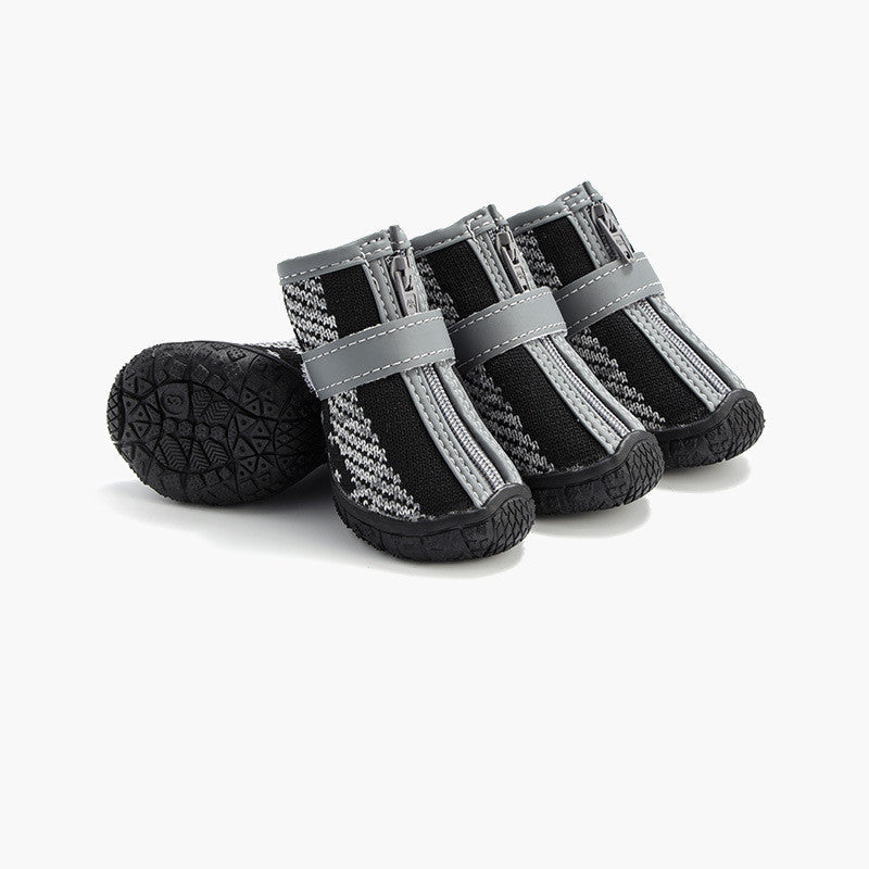 HKM-3972541 Breathable Non-Slip Dog Shoes in Various Colors and Sizes