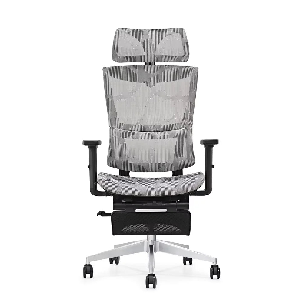HKM-397395 Ergonomic High Back Office Chair with Lumbar Support and Footrest for Home and Executive Use