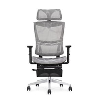 HKM-397395 Ergonomic High Back Office Chair with Lumbar Support and Footrest for Home and Executive Use