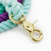 HKM-3975485 Double-Headed Dog Walking Rope - 150cm Length, Durable and Comfortable Design in Pink, Green, Blue, or Orange