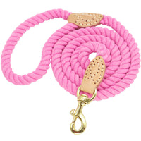 HKM-3975485 Double-Headed Dog Walking Rope - 150cm Length, Durable and Comfortable Design in Pink, Green, Blue, or Orange