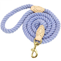HKM-3975485 Double-Headed Dog Walking Rope - 150cm Length, Durable and Comfortable Design in Pink, Green, Blue, or Orange