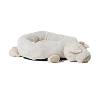 HKM-3975741 Cozy Cartoon Pet Nest for Cats and Small Animals - Soft Cotton, 30cm Diameter