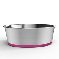 HKM-3975869 Stainless Steel Non-Slip Dog Bowl for Medium and Large Dogs in Multiple Colors