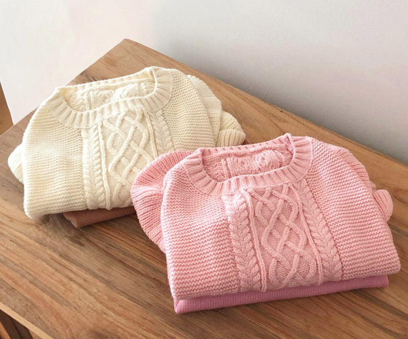 HKM-3976253 Stylish Pink Knitted Wool Skirt for Dogs - Casual Pet Apparel for All Breeds