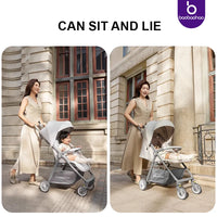 HKM-397651 Lightweight Portable Travel Stroller for Kids - Compact and Easy to Fold Buggy for Airplane Use